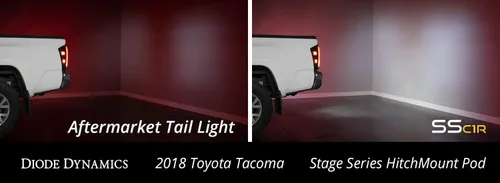 Vista 8 de Diode Dynamics Kit de luz reversa HitchMount compatible con Toyota Tacoma 2016-2023, C1
