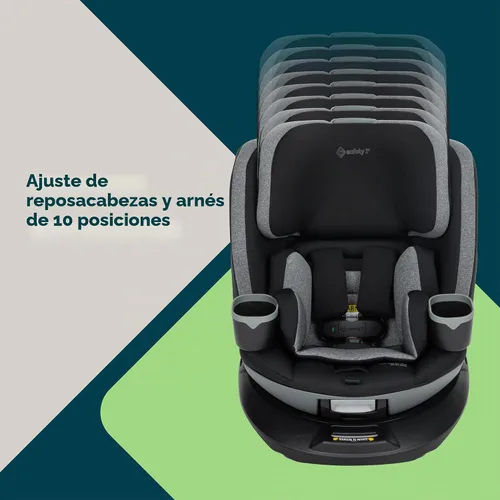 Vista 4 de Safety 1st Turn and Go 360 DLX Asiento de Auto Convertible Todo en Uno Giratorio, Sand Bucket
