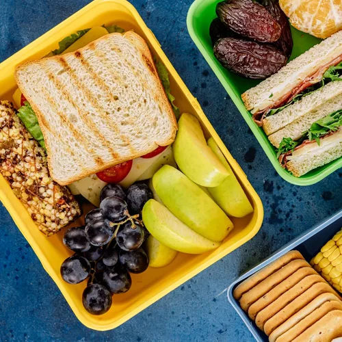 Vista 6 de PATIKIL Bolsa de almuerzo aislada, bolsa de neopreno térmica portátil para almuerzo con correa para el hombro, para el trabajo, oficina, picnic al