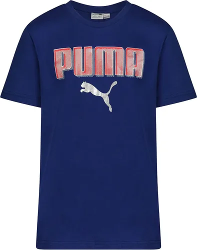 Vista 2 de PUMA Conjunto de camiseta gráfica y calcetines de cuello redondo para niño