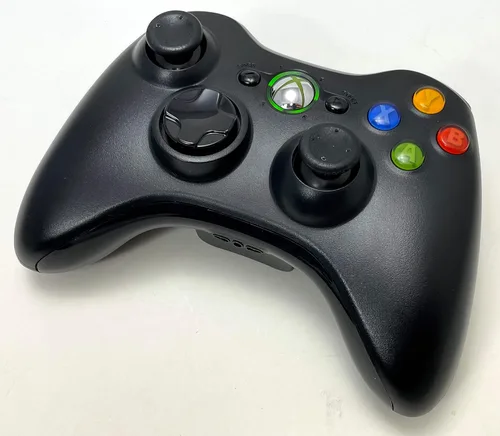 Vista 2 de Controlador inalámbrico Xbox 360 negro certificado refractario