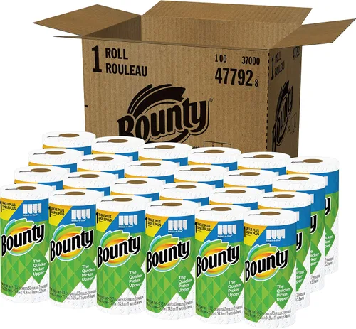 Vista 6 de Bounty Select-a-Size - Toallas de papel, color blanco, 12 rollos (paquete de 1)