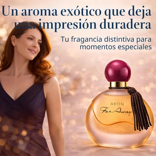 Vista 3 de Eau de Parfum Far Away Spray perfume para mujeres, 1.7 onzas fluidas, Avon