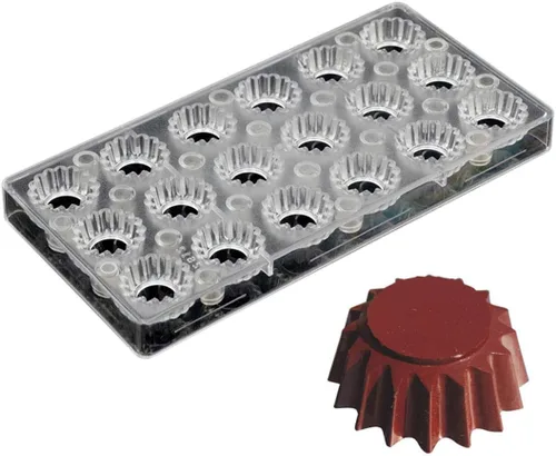 Vista 12 de Molde de transferencia de chocolate, molde de policarbonato para chocolate, hecho a mano, molde magnético de chocolate para chocolate, molde