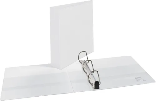 Vista 2 de Carpeta antiadherente y resistente con anillas, de Avery, 1unidad, Blanco