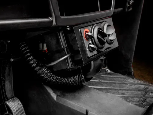 Vista 3 de SuperATV Calentador de cabina compatible con modelos Polaris Ranger Calentador Polaris incluye mangueras de descongelación y rejillas