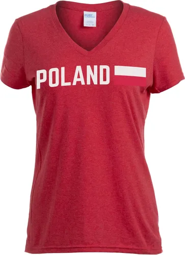 Vista 44 de Nations of the World - Camiseta con cuello en V para mujer