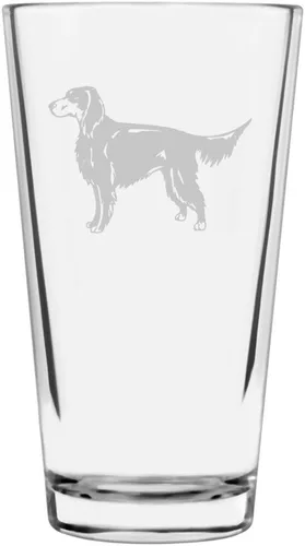 Vista 339 de Podenco Canario - Vaso de pinta de 16 onzas con temática de perro personalizado