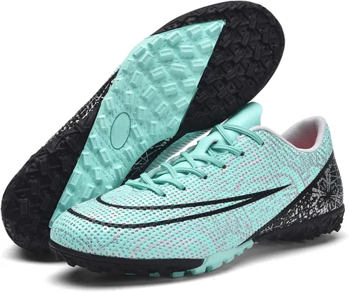 Vista 4 de HaloTeam Zapatos de fútbol para hombre, botas de fútbol para hombre, botas de fútbol de césped para entrenamiento profesional al aire libre