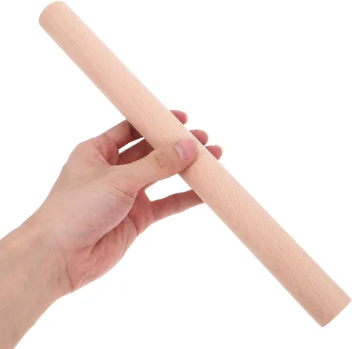Vista 7 de Lurrose Mango de madera de repuesto para pala y cucharón de 11.81 pulgadas, mango ergonómico multiusos para herramientas de jardinería y hogar
