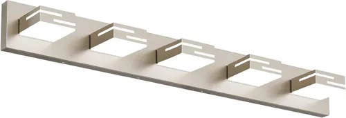 Vista 11 de Lámparas LED modernas para tocador de baño, 2 luces regulables de 15 pulgadas, color negro mate, para accesorios de iluminación de baño sobre