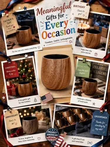 Vista 6 de Vasos de whisky de madera carbonizada, paquete de 2, 11 onzas líquidas, juego de regalo de bourbon