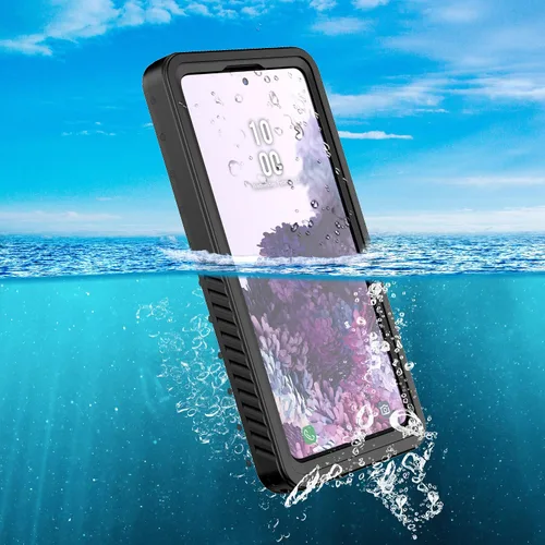 Vista 2 de DINGXIN Funda impermeable para Galaxy S20 FE 5G con certificación IP68, a prueba de golpes, a prueba de polvo, a prueba de nieve, funda resistente