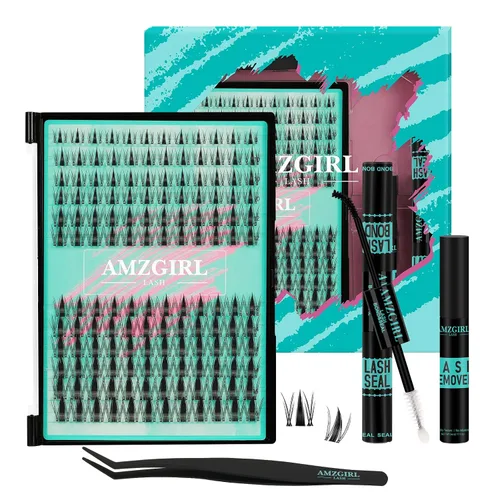 Vista 12 de Kit de racimos de pestañas con purpurina de AMZGIRL