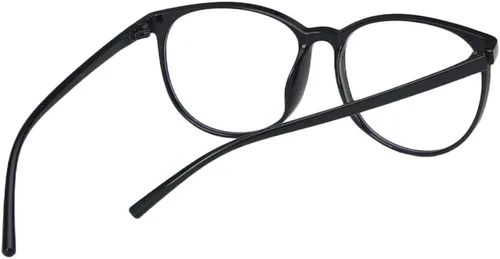 Vista 3 de Shiratori New retro Blue Light Blocking Glasses Round Nerd Eyeglasses Frame Anti Blue Ray Computer Game Glasses
