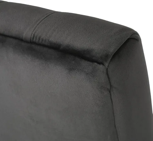Vista 4 de Christopher Knight Home Carolina Velvet - Sillas de comedor, juego de 2 piezas, color carbón