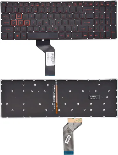 Vista 5 de KBRPARTS Teclado de repuesto para Acer Nitro 5 AN515-51 AN515-31 AN515-53 AN515-52 AN515-53-52FA, AN515-42 AN515-41 AN515-41-19HM N17C1 N16C7 Series