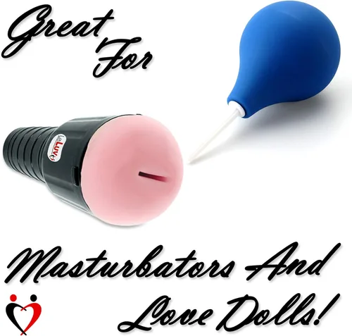 Vista 3 de LeLuv 3.0 fl oz Douche de grado médico compacto apto para lavavajillas, apto para lavavajillas, silicona y ABS, color negro