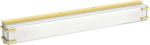 Vista 11 de Lámparas LED para baño sobre espejo, luz de tocador de 16 pulgadas con pantalla blanca lechosa, luz diurna 4000K, acabado cromado, barra de baño