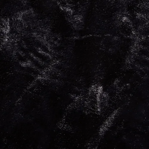 Vista 10 de Lith Home - Decoración africana para el hogar, alfombra de piel sintética de conejo, regalo impactante, felpa suave y lujosa, suelo de sala y Negro