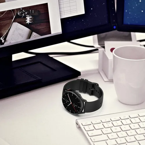 Vista 6 de Correa de silicona compatible con Amazfit GTR 2e, correa de repuesto de liberación rápida para Amazfit GTR 4/GTR 3/GTR 3 Pro/GTR 2e/GTR 2/GTR 1.850