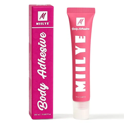 Vista 9 de Pegamento adhesivo corporal para ropa de 0.7 fl oz, a prueba de sudor, adhesivo de piel de lavado con agua, cinta adhesiva líquida segura para tela