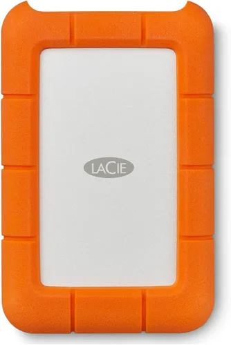 Vista 11 de [Usado] LaCie Rugged HDD Externo Portátil de 5TB - Compatible con USB 3.0/2.0, Resistente a Golpes/Polvo/Lluvia para Mac y PC, Naranja, Gris