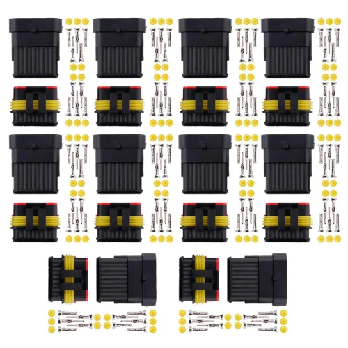 Vista 13 de MUYI - Conector de terminal de serie de cable impermeable de 1.5mm (Conector de 1-4 pines (384 piezas))