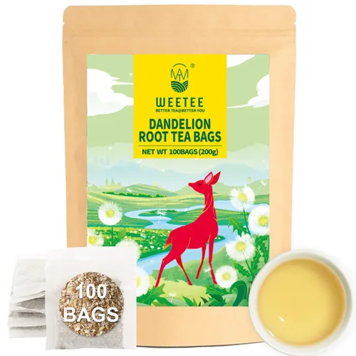 Vista 41 de WT WEETEE Bolsas de té de hierbas de manzana y canela, 60 unidades, mezcla perfecta de canela dulce, hibisco agrio, sabor natural, sin cafeína