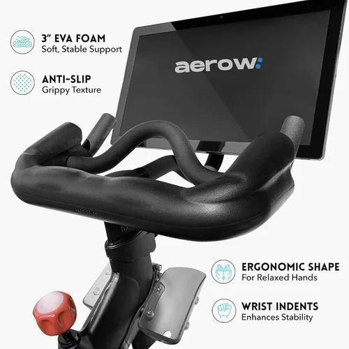 Vista 3 de Aerow Extensor de manillar ComfortGrip para bicicletas estáticas