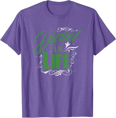 Vista 7 de Diesel is Life Roll Coal Diesels Truckers Smoke Camiseta Negro