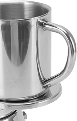 Vista 8 de Honio Moka - Juego de cafetera, olla moka de boquilla única, ligera, de acero inoxidable, a prueba de óxido para café