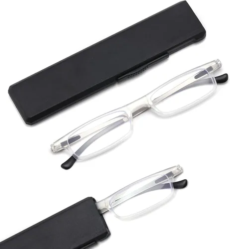 Vista 11 de Lentes de lectura plegables ultraligeros para mujeres y hombres, TR90, bloqueo de luz azul, anti UV, fatiga ocular, plegables, compactos, Negro