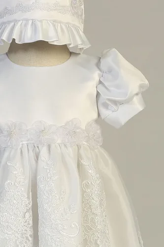 Vista 3 de Bautizo Vestidos para Bebé Niña, Vestidos de Bautizo para Bebé Niña Vestido