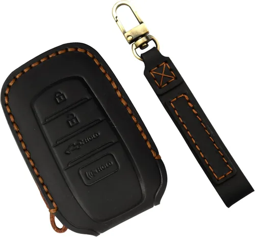 Vista 8 de Funda para Llavero para Accesorios Toyota Tundra 2022-2024 2025 2026, para Tacoma 2024 2025 2026 Cubierta de Llavero de Cuero, para Camry 2025 2026