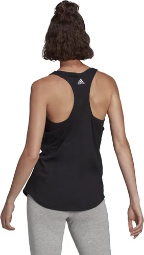 Vista 2 de adidas Essentials - Camiseta sin mangas con logotipo suelto para mujer