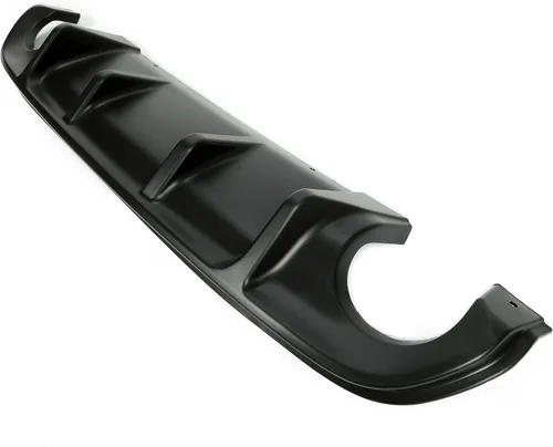 Vista 5 de HECASA Difusor trasero compatible con Infiniti Q50 2014-2017 parachoques alerón divisor plástico negro