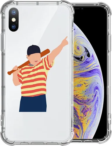 Vista 46 de CARLOCA Compatible con funda para iPhone SE 2020, funda para iPhone 8 para niñas, diseño transparente con patrón de lucha de béisbol de niños