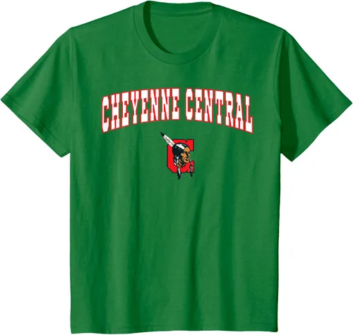 Vista 33 de Cheyenne Central High School Indians T-Shirt C2