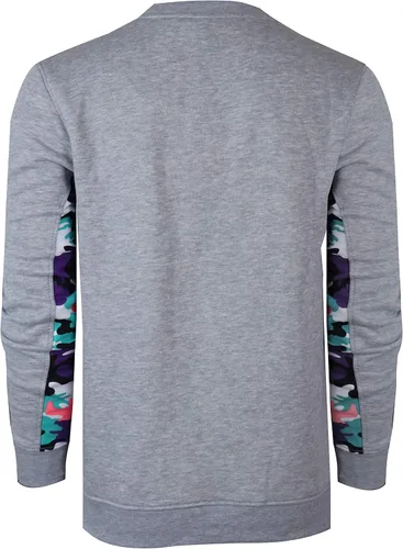 Vista 34 de SCREENSHOT APPLIQUE F11966 Premium Fleece Streetwear Chenille EMB Crew Neck Sweatshirt - Classic Fit