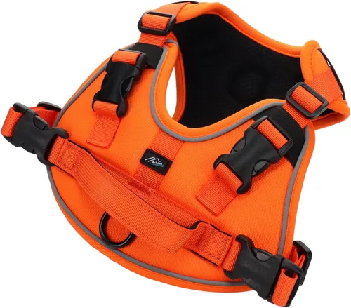Vista 9 de Hakusan: arnés para perro, acolchado, ajustable, diseño sin tirones, seguridad, marca japonesa, perro pequeño, perro mediano