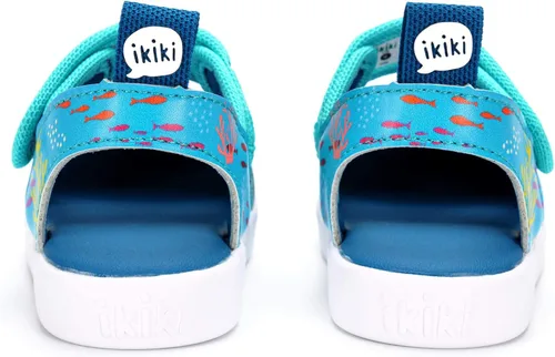Vista 5 de ikiki Sandalias sin chirridos para niños pequeñosniños pequeños, punta cerrada