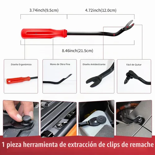Vista 3 de 160 piezas de clips de retención de guardabarros estilo árbol de Navidad 6mm/7mm/8mm/9mm/10mm/11mm de nylon, surtido universal de cierres