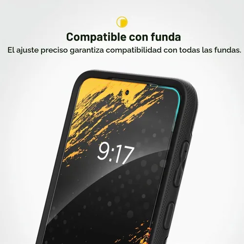 Vista 5 de magglass Protector de pantalla mate para Samsung Galaxy S24 y Galaxy S25, vidrio templado antirreflejos con fácil aplicador (6.2")