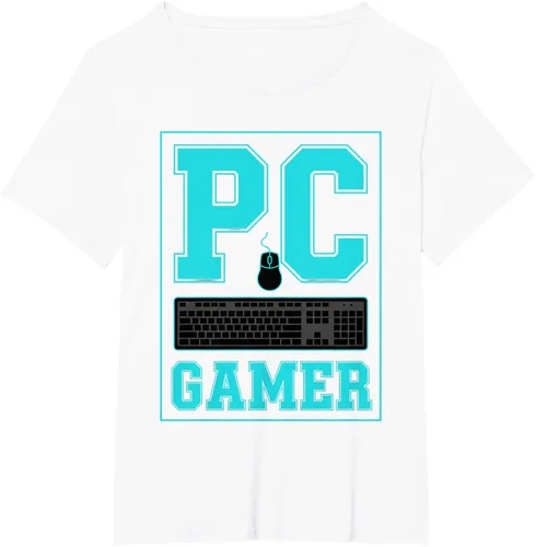 Vista 117 de PC Gamer Gaming Teclado Ratón Esports Computer Fan Camiseta