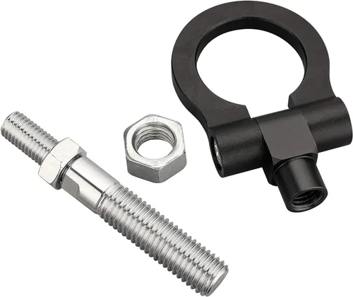 Vista 5 de Kit de gancho de remolque para parachoques delantero y trasero para Hyundai Veloster 2012-2017 (negro)