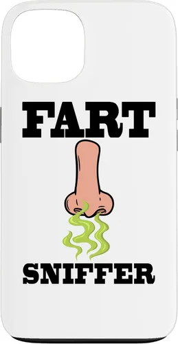 Vista 7 de Fart Sniffer Shirt, Gross Dad Joke Shirt, Weird Funny Fart Case for iPhone 17