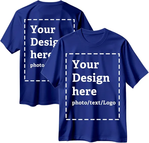 Vista 10 de Camisetas personalizadas para hombres y mujeres, hechas en Estados Unidos, camisetas personalizadas con texto/foto frontal y trasera, camisetas