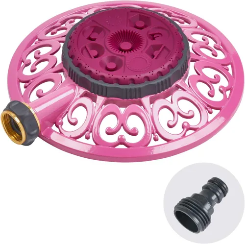 Vista 10 de Melnor 65102-AMZ Sprout Metal 8 patrones aspersor y adaptador de producto QuickConnect Amazon Bundle, azul arándano azul (Blueberry Blue)