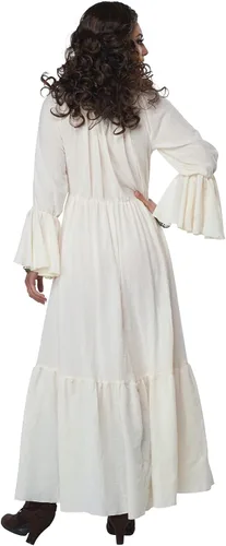Vista 4 de California Costumes Disfraz de campesino renacentista para mujer (beige), Beige